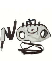 Portable Pet Dog Cat Carrier Bag, Crossbody Shoulder Tote Bag, Cartoon Strap Design, Suitable For Small Pets