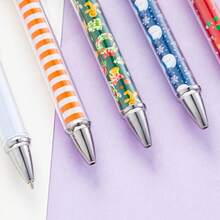 5pcs Customized Photo Design Ballpoint Pens, Customizable Photos, Retractable Writing Pens For Office Supplies & Gifts, Not Easy To Lose, Smooth Writing, Suitable For Both Men And Women, Perfect Office Supplies Gift, Back To School/Graduation Season Gift, Display Photos, Suitable For Office Use, Unisex Gift,Office Decor
