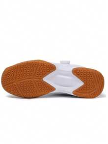 男士羽毛球训练鞋、专业网球鞋、透气耐穿、防滑橡胶外底、排球鞋、乒乓球鞋、壁球鞋 - 白藍 - 查看 5