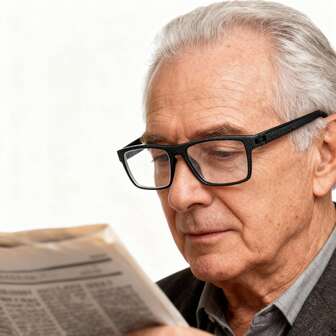 1 pieza Gafas de lectura de moda fotocromáticas, lentes anti luz azul, adecuadas para personas de mediana edad y mayores para leer libros, periódicos, teléfonos móviles, UNISEX, con estuche de gafas