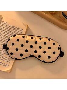 1PC Polka Dot Pattern Silk Like Elastic Band Shading Sleep Facial Mask, Sleep Mask Eye Mask, New Year Gift, Valentine's Day Gift, Christmas Gift, Holiday Daily Use, Suitable For Family Bedroom - Multicolor - View 10