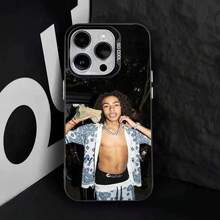 Funda de teléfono Rapper Dd osama para 17,16,15,14,13,12,11,Pro,Max,Plus, anti caída, negra mate dura - Z6 - Ver 2