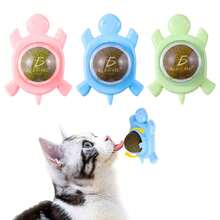 ELE-GATE Giratorio Catnip Bolas para Gatos Diseño de Tortuga - Multicolor - Ver 2