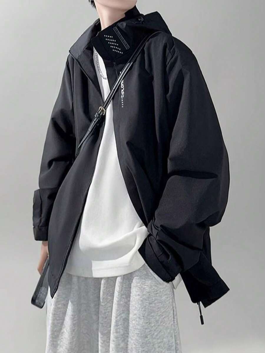 Men Jackets And Coats - Black - View 1