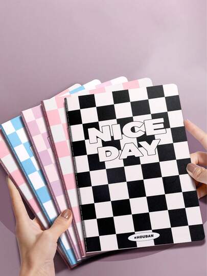 دفتر مربعات A5 ، دفتر تمارين للطلاب ، كتاب ذو قيمة عالية ، كتاب ملون بسيط مسطر