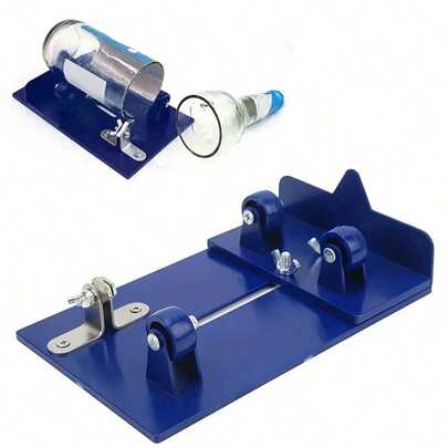 Kit de cortador de botellas de vidrio DIY - Hoja de carburo afilada, herramienta manual de artesanía para botellas de vino y talla grande, cortador de botellas de vidrio, kit DIY, cabeza de corte de aleación dura y afilada