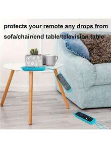 Capa de silicone que brilha no escuro com cordão para controle remoto Roku TV - Capa universal de silicone para Hisense, Roku TV Streaming Stick, controles remotos 4K+/4K Voice (1 unidade)