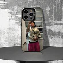 Funda de Teléfono G-Gervonta Boxer D-Davis para 17,16,15,14,13,12,11,Pro,Max,Plus,E Negra Mate a Prueba de Golpes - z1 - Ver 12