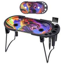 1 Set, Includes 1 Foldable Metal Rolling Tray, 2 Pcs 1 1/4" Cone Tubes, 2 Pcs Extra Large Cone Tubes, 2 Pcs Cone Tip Covers, And 1 Brush, Suitable For Extra Large And 1 1/4" Size Rolling Trays, Great For Halloween, Christmas Gifts