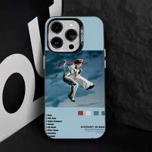 C- Gray Wishbone 17,16,15,14,13,12,11,Pro,Max,Plus,Air Shockproof Black Matte Hard Case - z6 - Xem 2