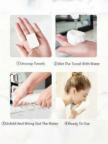 Super Absorbent Cotton Travel Towel - Soft, Thick, Lightweight, Ideal For Camping, Hiking, Fitness And Personal Care On The Go - Multicolor - View 4