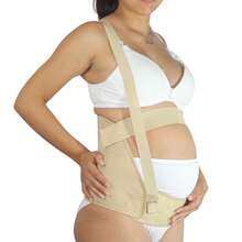 Faja Soporte Materna Transpirable Premium| Alivio Lumbar y Soporte Abdominal para Embarazo| Diseño Ergonómico y Ajustable para Comodidad Diaria| Ligera y Fresca para Uso Prolongado (Medium) - XX-Grande - Ver 8