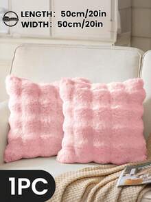 1/2/4 Stück luxuriöser Kunstfell Toskana Kissenbezug, Kissenhülle, ohne Kisseneinsatz, flauschige Heimdekoration Kissenhülle für Wohnzimmer Sofa, Schlafzimmer Kopfteil, Überwurfkissen, Oeko-Tex