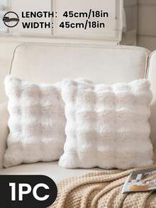 1/2/4 Stück luxuriöser Kunstfell Toskana Kissenbezug, Kissenhülle, ohne Kisseneinsatz, flauschige Heimdekoration Kissenhülle für Wohnzimmer Sofa, Schlafzimmer Kopfteil, Überwurfkissen, Oeko-Tex