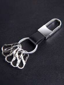 Un llavero multifuncional de liberación rápida con múltiples bucles y ganchos, fácil de organizar, que combina un diseño minimalista de alta gama (1 gancho grande + 5 ganchos de liberación rápida pequeños), con un material de plástico duradero adecuado para varias escenas - ideal para - Multicolor - Ver 11