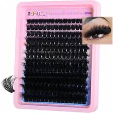 Pestañas Postizas Voluminosas 300D, Extensiones  Pestañas Gruesas  8 A 20 Mm, Extensiones Individuales, Extensiones  Pestañas Individuales, Hazlo Tú Mismo, Look Espectacular  Salón En Casa, Por Befacl - 霧面黑色 - 查看 1