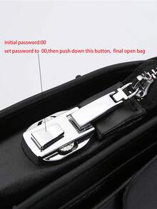 Bolso de embrague con candado de contraseña antirrobo para hombres, billetera larga multifuncional, bolso de mano de gran capacidad, adecuado como regalo para el Día del Padre, regalo de San Valentín, para ir al trabajo, viajes de negocios y viajes