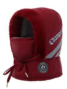 女士针织帽围巾套装（2件套），保暖内衬针织帽，户外骑行护耳头巾，冬季 - 6007 - 查看 14