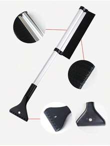 1 Stück Multifunktions-Schneefräse, Auto-Eiskratzer, Schneebesen mit langem Griff, Winter-Auto-Enteisungsschaufel, 2-in-1 Schneebesen und Eiskratzer