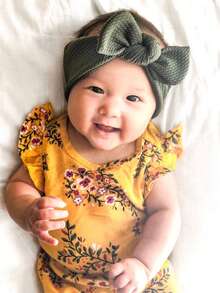 Diadema con orejas de conejo de unicolor para niños, diadema con textura de burbuja giratoria para bebés, accesorios de diadema de unicolor al por mayor