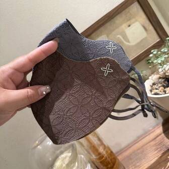 新しいスタイリッシュなレース星空ウォームマスク、3Dぬいぐるみ厚手の防寒フェイスカバー冬用