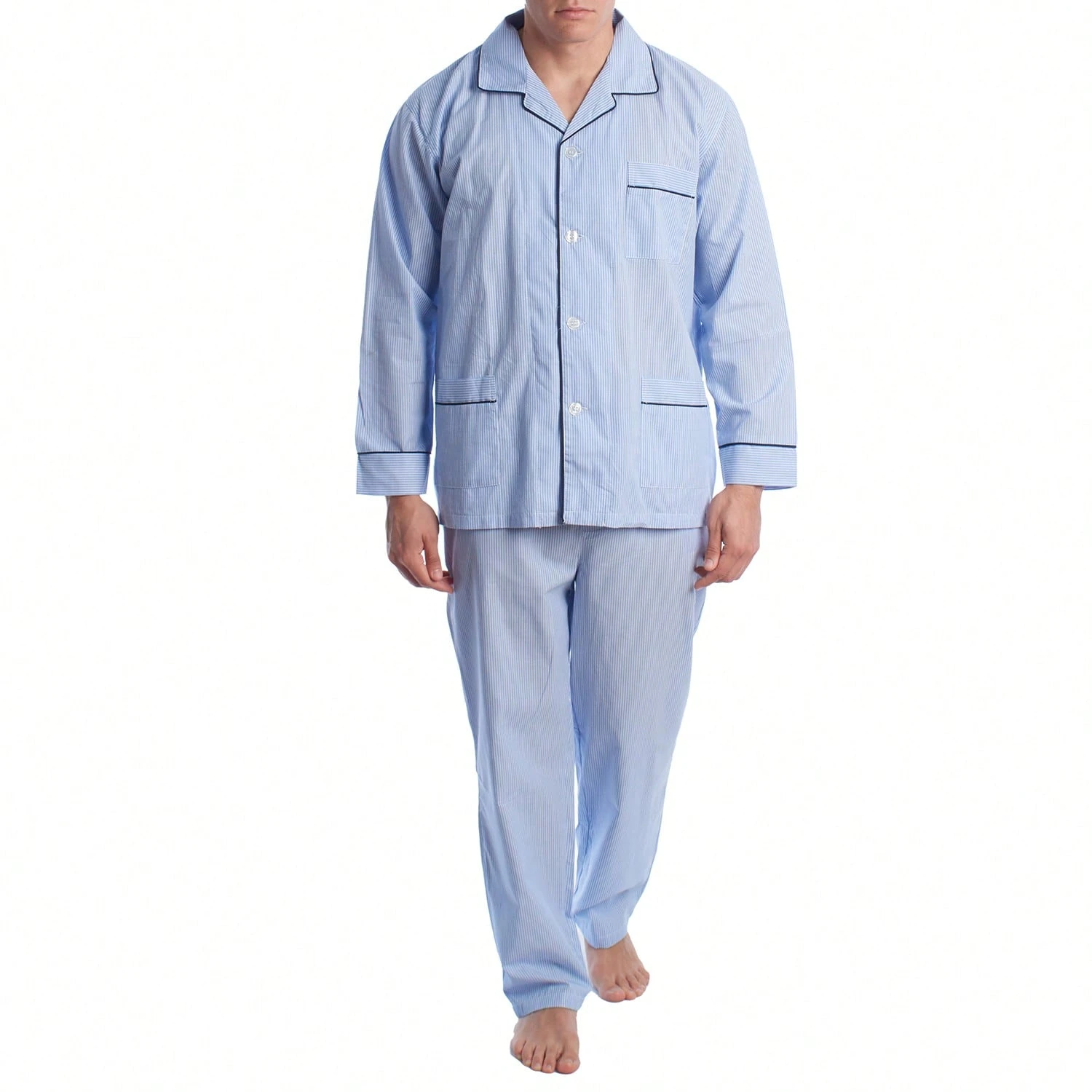 Jasnoniebieskie paski