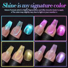 Cat Magnetic Eye Gel Nail Polish, Blue Tears Auroras Gel Polish, Blue Pink Yellow Purple Glassy Glitter Holographic Gel Nail Polish For Nail Art Manicure Salon DIY 4PCS 5ML{Inchcolor_nameinch:InchBlueTearsAurorasinch} - 藍淚極光 - 查看 7