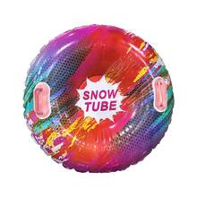 1pc Thick Inflatable Ski Hoop, Colorful PVC Material Ski Circle, Suitable For Outdoor Winter Sports, Adult Inflatable Ski Mat Accessory