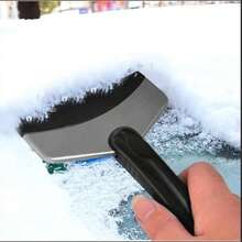 Multifunction Car Snow Shovel Winter Windshield Defrosting Ice Scraper Tool Glass Snow Removal Tools Auto Accessories - Multicolor - View 6