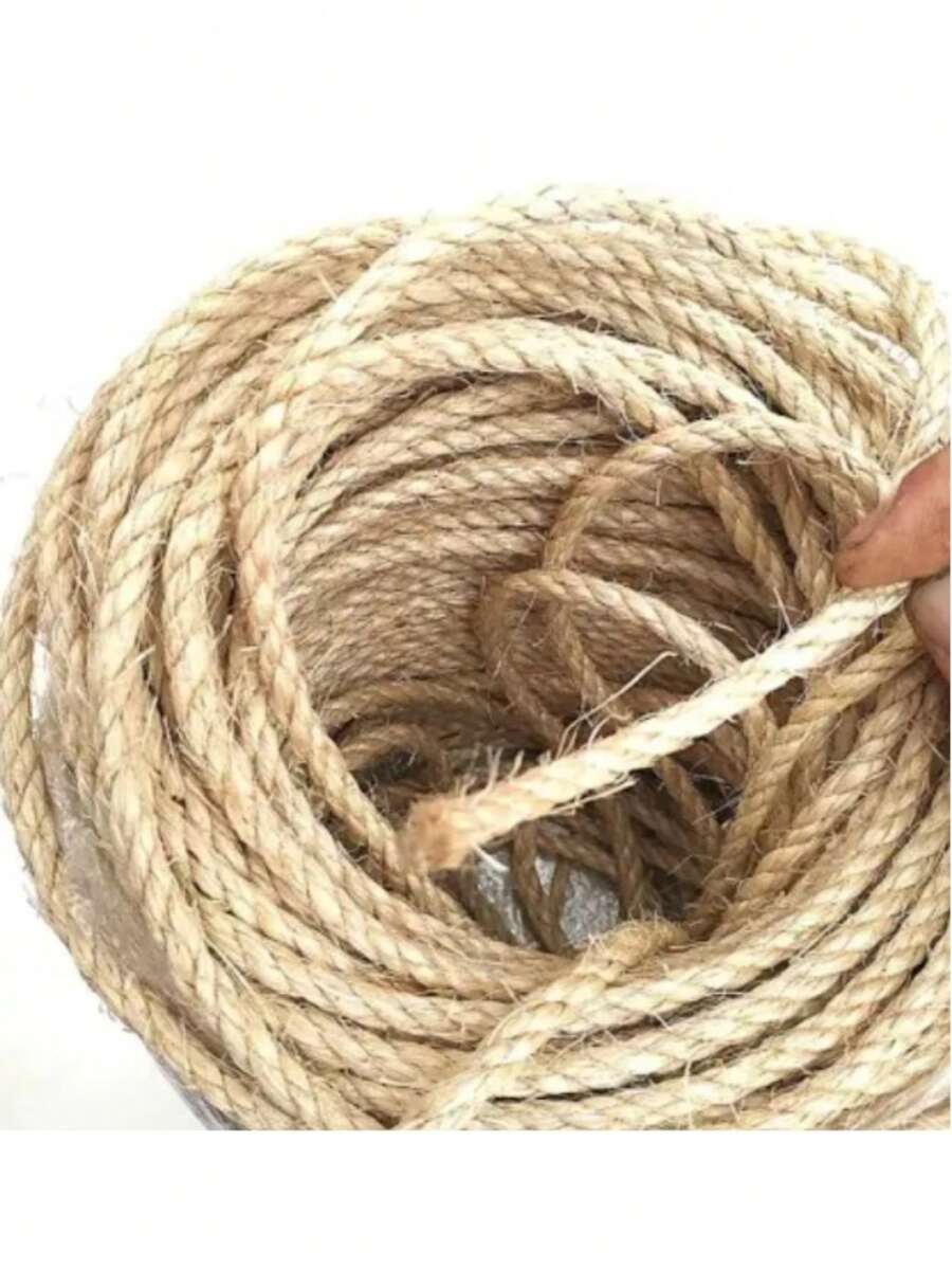 3M Sisal Rope 6mm - For Crafts, Party Favors, Invitations, Jewelry, Packaging, Scratching Posts. - Beige - View 1