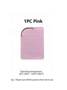 Tappetino resistente al calore per strumenti di styling, tappetino universale resistente al calore per piastre per capelli e arricciacapelli per conservazione e viaggio, tappetino in silicone resistente al calore per conservazione e isolamento termico per piastre per capelli, ferri da stiro e arricciacapelli, proteggi i tuoi strumenti di styling con questo tappetino in silicone antiscivolo e isolante termico per ristoranti, hotel e uso commerciale