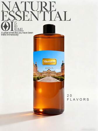 น้ำมันหอมระเหย 500 มล., ของเหลวเติมดิฟฟิวเซอร์ไร้เปลวไฟ, เหมาะสำหรับเครื่องพ่นอโรม่าอัลตราโซนิก, ดิฟฟิวเซอร์หวาย, อโรม่าไร้เปลวไฟ, น้ำมันหอมระเหยกลิ่นหอมระดับไฮเอนด์สำหรับโรงแรม ก้านหวาย, กลิ่นหอมติดทนนาน - เหมาะสำหรับห้องนอนบ้าน, ห้องนั่งเล่น, ห้องน้ำ และโอกาสต่างๆ