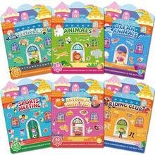 1 Quiet Sticker Book Jelly Material Waterproof Adhesive Good Children's Enlightenment Early Education DIY Baby Hands On Brainstorming Puzzle Handheld Puzzle Utilizing Thinking Development Toy - Multicolor - View 2