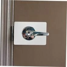 2/4pcs Door Reinforced Stainless Steel Plate, Door Lock Repair Plate, Stainless Steel Door Handle Fixing Plate Bracket, Fixing And Repairing Door Locks, Prevent Door Locks From Loosening Or Shaking, Easy To Install