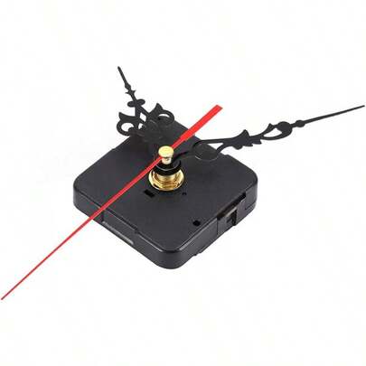 Movimiento de Reloj de Cuarzo Negro, Mecanismo de Movimiento de Reloj de Pared DIY, Piezas de Reparación de Reloj, Juego de Herramientas de Reparación de Repuesto