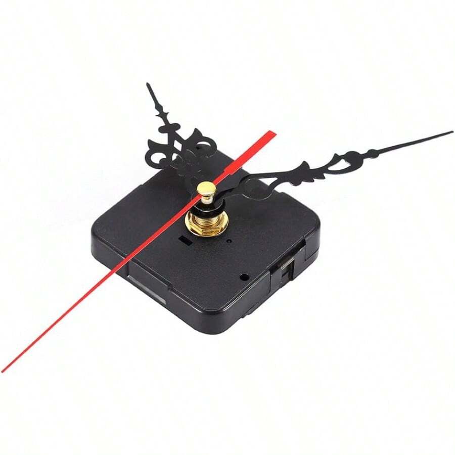 Movimiento de Reloj de Cuarzo Negro, Mecanismo de Movimiento de Reloj de Pared DIY, Piezas de Reparación de Reloj, Juego de Herramientas de Reparación de Repuesto - 1 - Ver 1