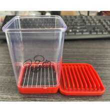 多功能厨房果蔬切片器，配备草莓切片器、鸡蛋切片器和快速切片器，带推板式快速水果切片器，可快速制作果蔬沙拉，是厨房必备工具。 - 彩色 - 查看 14