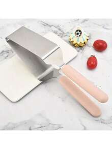 Professional Stainless Steel Cake Slicer - Triangle Cutter & Separator For Perfect Slices, Ideal For Desserts, Birthday Parties, Pizza & Cheesecakes