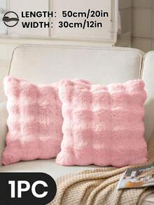 1/2/4 Stück luxuriöser Kunstfell Toskana Kissenbezug, Kissenhülle, ohne Kisseneinsatz, flauschige Heimdekoration Kissenhülle für Wohnzimmer Sofa, Schlafzimmer Kopfteil, Überwurfkissen, Oeko-Tex