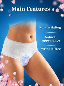 2/16 Pieces, Comfortable Sanitary Napkins, Protective Underwear, Menstrual Pants, Disposable Underwear, Not Tight, No Falling Off, High Waist Design, Comfortable And Soft, Night Use Pants Sanitary Napkins, Ultra-Thin And Breathable, Leak-Proof, Fast Absorption, A Good Night's Sleep, Suitable For Business Trips, Travel, Menstruation, Also Suitable For Postpartum Women And The Elderly