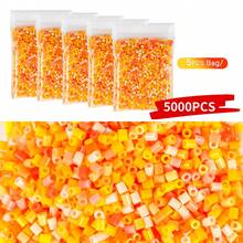 1000/2000/5000 piezas Cuentas de fusión Mini de 2.6mm, Cuentas de hierro de rompecabezas de píxeles, Juguetes educativos de alta calidad hechos a mano para manualidades