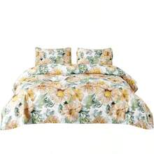 Juego de Funda Nórdica Estampado floral - 1PC - Ver 1