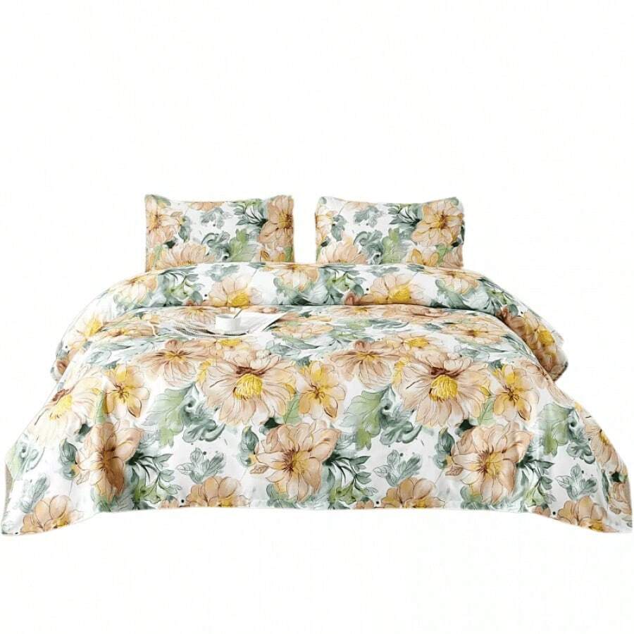 Juego de Funda Nórdica Estampado floral - 1PC - Ver 1