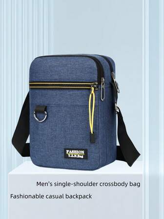 Casual Minimalist Men's Shoulder Sling Crossbody Bag Pouch