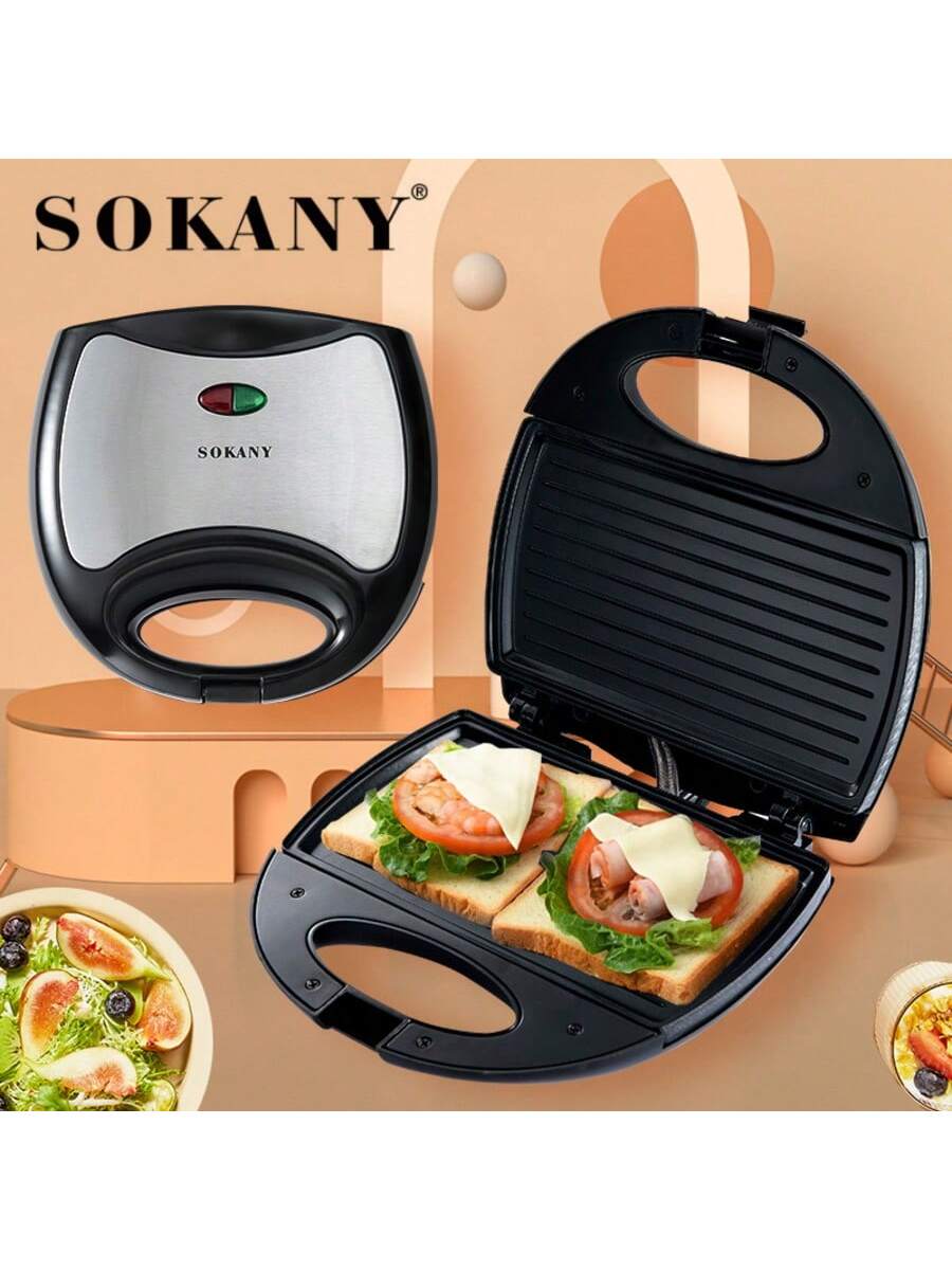 صانع السندويشات متعدد الوظائف SOKANY 102، 3 في 1 ش...