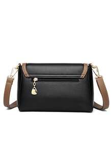 经典简约高品质手提包 女士休闲斜挎包 单肩包 女士托特包 2025新款 - 黑色 - 查看 7