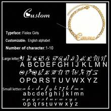 Customized Name Bracelet Men's Cuban Chain Personalized Stainless Steel Adjustable Charm Bracelet Customized Gold Name Label Jewelry Couple Commemorative Gift For Boyfriend's Birthday Gift - Multicolor - View 25