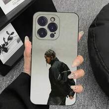 Funda de teléfono C-  compatible con  17,16,15,14,13,12,11,Plus,Pro Max,XS,X,XR,SE,Mini,8,7, funda de silicona suave negra, funda compatible con  17, funda de  17 Pro, funda de  17 Pro Max - z6 - Ver 12
