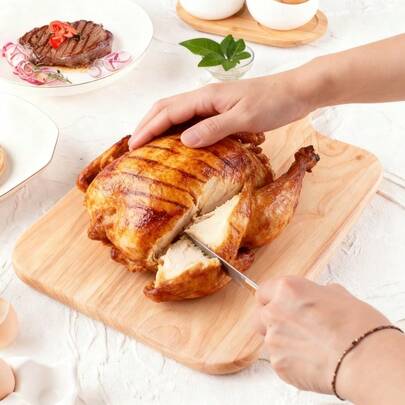 Wooden Cutting Board, Wooden Kitchen Chopping Board, Meat And Cheese Platter Tray, Food Prep And Serving Board, Vegetable And Cheese Cutting Board, Christmas, Halloween Holiday Gift, Christmas Decoration, Party Favor, Fall Home Decor, Cozy Vibes