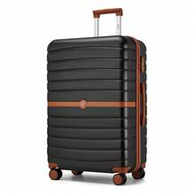 Suitcase 20 24 28 Inch Cabin Carry On Check In ABS PC Hard Shell Spinner Wheels Lock Small Medium Large Travel Luggage Set For Holiday Family - Black - View 12